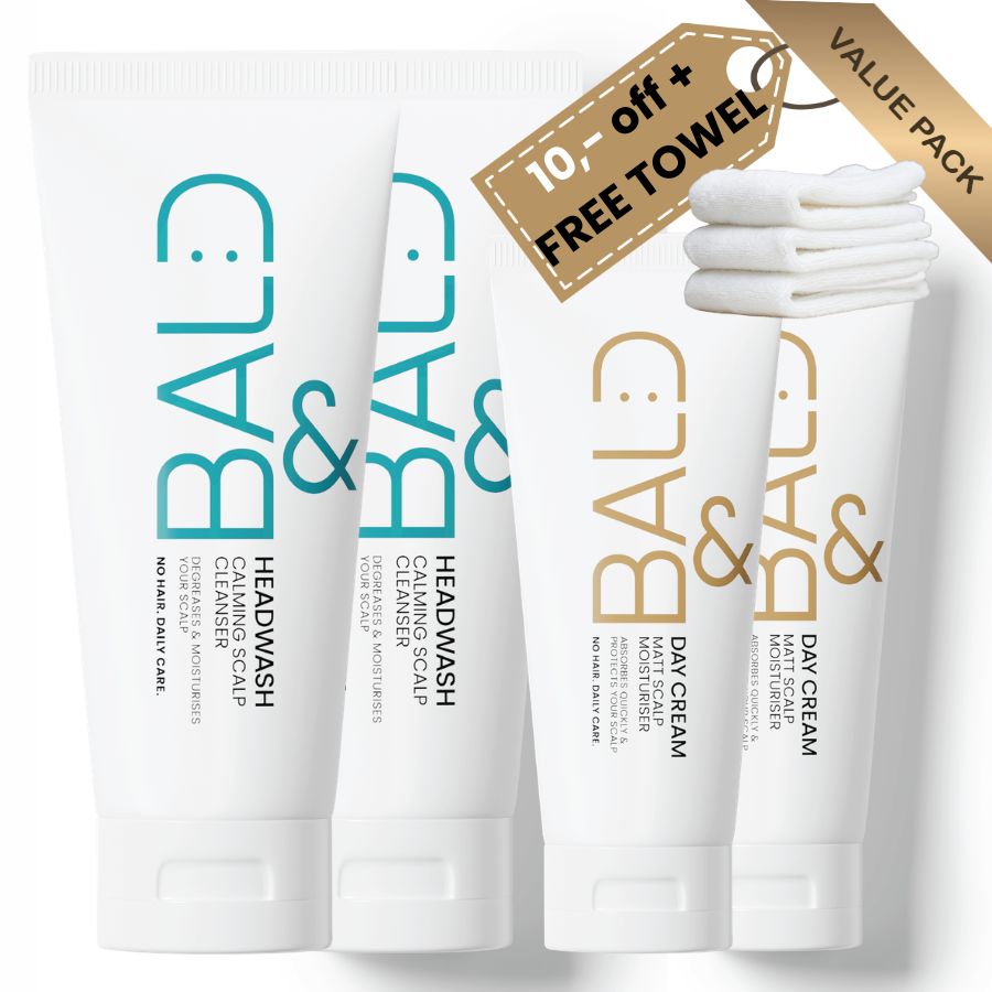 Bald Head Value Pack 4x
