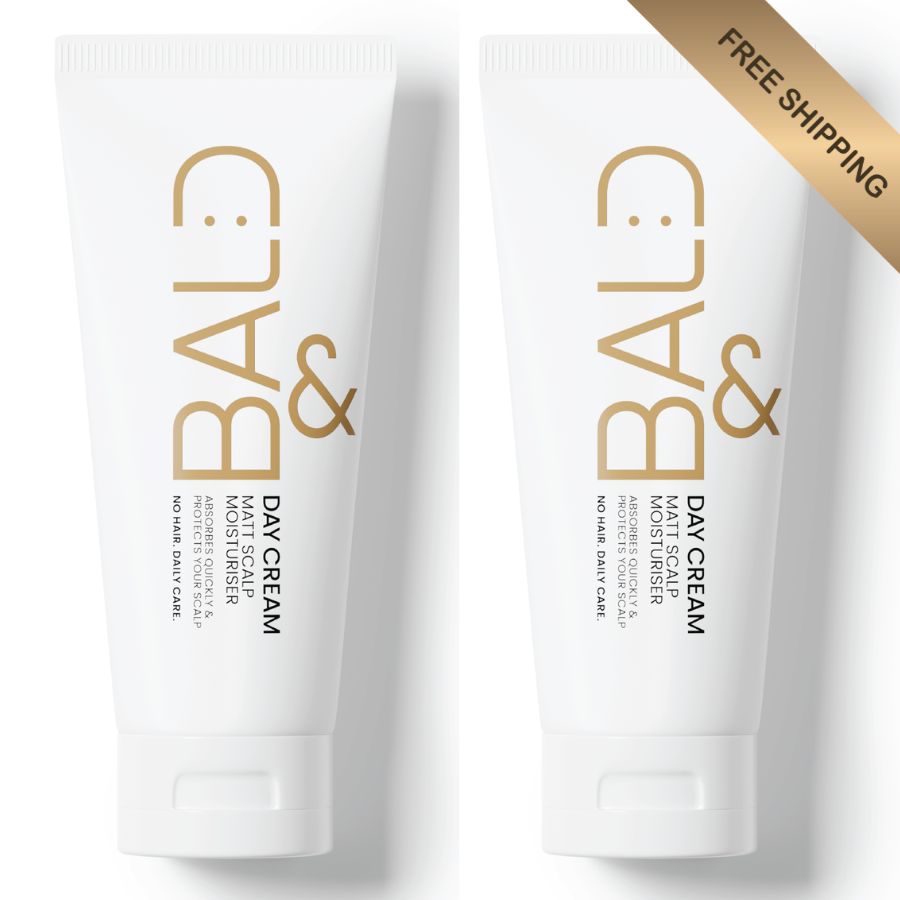 Kaal Hoofd Verzorgen:  Day Cream Duo