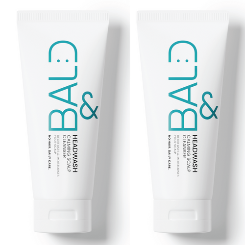 Bald Head Shampoo Duo: 2x Bald& Headwash